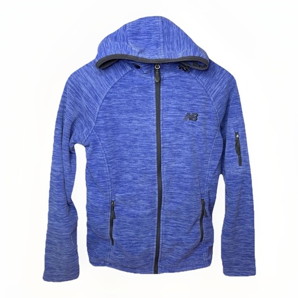 New Balance Jackets & Blazers - New Balance Womens S Full Zip Hooded Jacket Blue